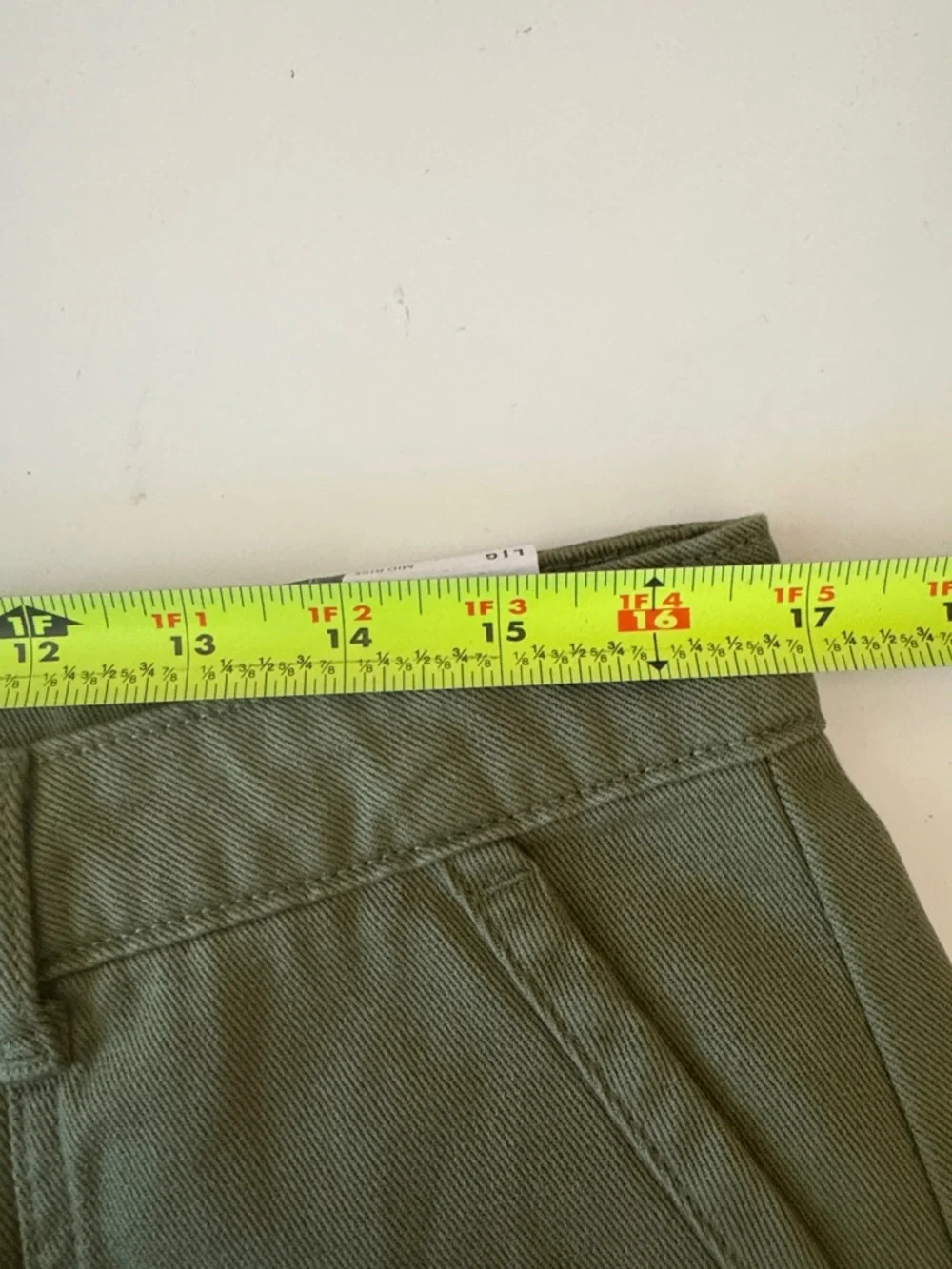 Pink Victoria’s Secret Olive Green Wide Leg Cargo Utility Pants sz Large NWT - Picture 8 of 8